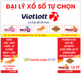 Biển đại lý xổ số tự chọn Vietlot file corel