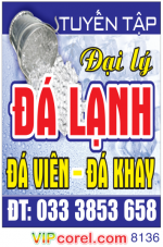 Biển đại lý đá lạnh Tuyến Tập file corel