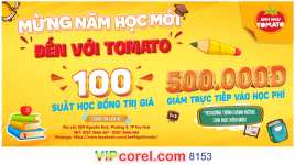 Backdrop mừng năm học mới - suất học bổng