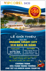 Standee Lễ giới thiệu thiệu dự án dragon smart city