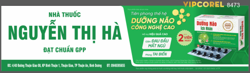 Biển QC nhà thuốc Nguyễn Thị Hà đạt chuẩn GPP