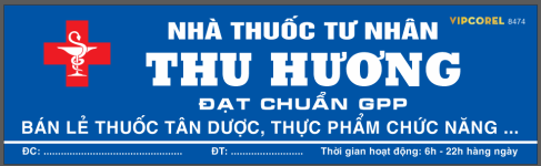 Nhà thuốc tư nhân Thu Hương đạt chuẩn GPP