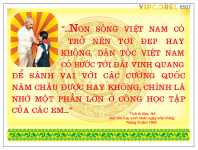 "... Non sông việt nam có trở nên tươi đẹp hay không...