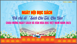 Ngày hội đọc sách với chủ đề "sách cho tôi, cho bạn"