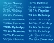 Bộ 195 font chữ UTM thiết kế đồ họa