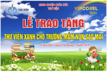 Market Lễ trao tặng thư viện xanh cho trường mầm non