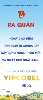 Tháng thanh niên 2024 - Ra Quân tình nguyện corel