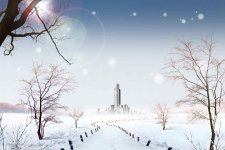 Tranh dán tường 3D phong cảnh hữu tình #80