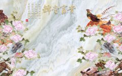 Tranh 3D giả đá - vân đá - vân đối xứng #2