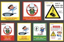 Biển cảnh báo An toàn lao động #2 file corel