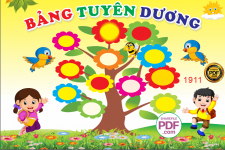 Market Bảng duyên dương trên lớp học file CDR x5