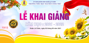 Market Lễ Khai Giảng trường tiểu học Nguyễn Công Trứ CDR