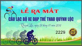 Market Lễ ra mắt Câu lạc bộ xe đạp thể thao Quỳnh Lộc