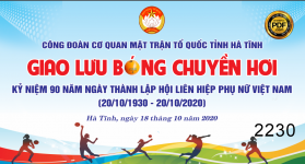 Giao lưu bóng chuyền hơi kỷ NIỆM ngày thành lập hội LHPN VN