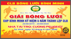 Market giải bóng lưới cup Bình Minh kỷ niệm thành lập CLB file CDR