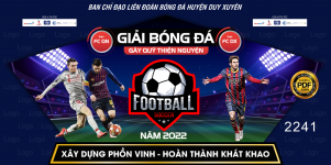 Market giải bóng đá gây quỹ từ thiện fle corelDRAW