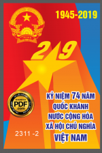 Bộ Pano & Phướn kỷ niệm Quốc Khánh 02/9 file CDR