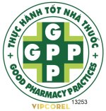 Logo GPP - thực hành tốt nhà thuốc vector