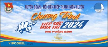 Huyện Đoàn chương trình tiếp sức mùa thi 2024 corel