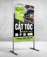 Biển vẫy Cắt tóc nam nữ - hair salon file corel