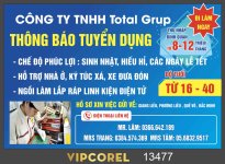 Market thông báo tuyển dụng - công ty file corel