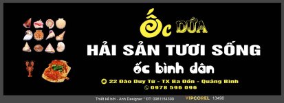 Biển Ốc dứa - hải sản tươi sống - ốc bình dân
