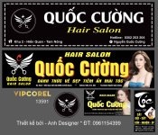 Biển quảng cáo Quốc Cường Hair Salon file corel