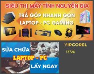 Biển QC Siêu thị máy tính Nguyễn Gia file corel