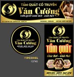 Biển QC Tẩm quất cổ truyền Văn Cường file corel