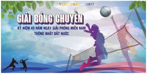 Market giải bóng chuyền kỷ niệm ngày giải phóng... file corel