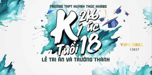 Lễ tri ân và trưởng thành 2K6 Ký ức tuổi 18 file corel