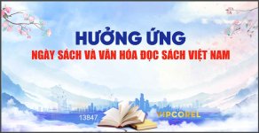 Hưởng ứng ngày sách và văn hóa đọc sách file corel