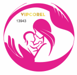 Vector logo chăm sóc mẹ và bé sau sinh file corel