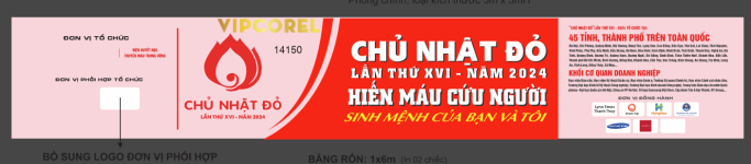 Market chủ nhật đỏ Hiến máu cứu người file vector