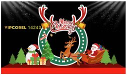 Market trang trí cổng Giáng Sinh 2025 file corel #4