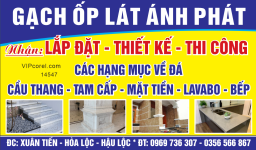Biển bảng gạch ốp lát Ánh Phát file corel