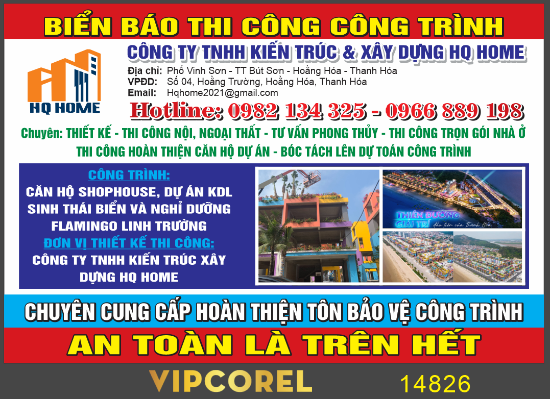 Biển báo thi công công trình - an toàn là trên hết