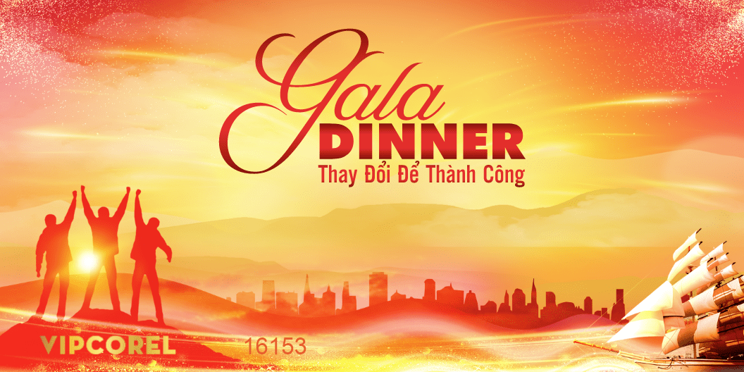 Market Gala Dinner Thay đổi để thành công file corel