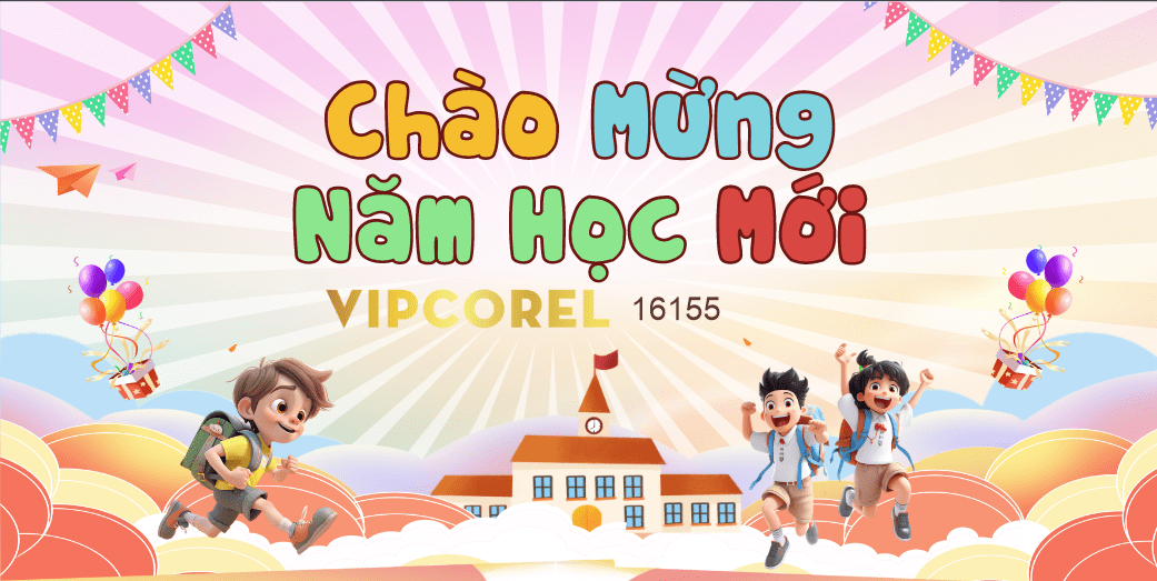 Market Chào mừng năm học mới 2025 #4 file corel
