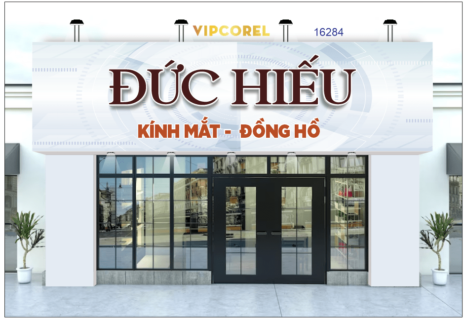 Biển QC Kính mắt - đồng hồ Đức Hiếu #2