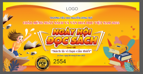 Market ngày hội đọc sách chào mừng ngày sách và văn hóa đọc