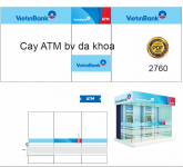 Market trang trí cây ATM ngân hàng Viettinbank file cdr