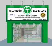 Market biển quảng cáo Nhà thuốc Bảo Khang file coreldraw x5