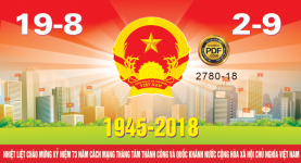 Phướn thả backdrop pano Quốc Khánh 2-9 2018 file jpg