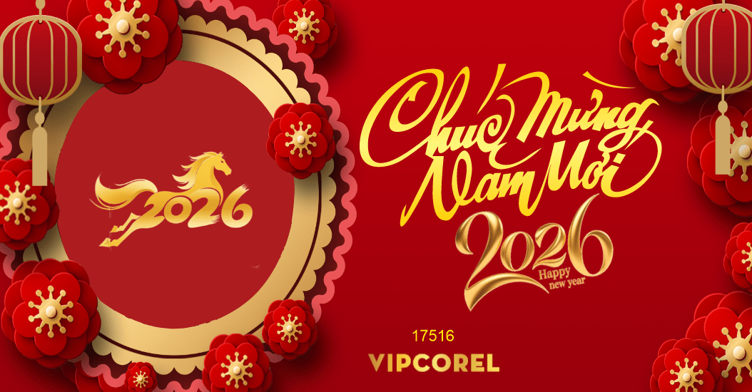 Backdrop Happy New Year 2026 file corel #257