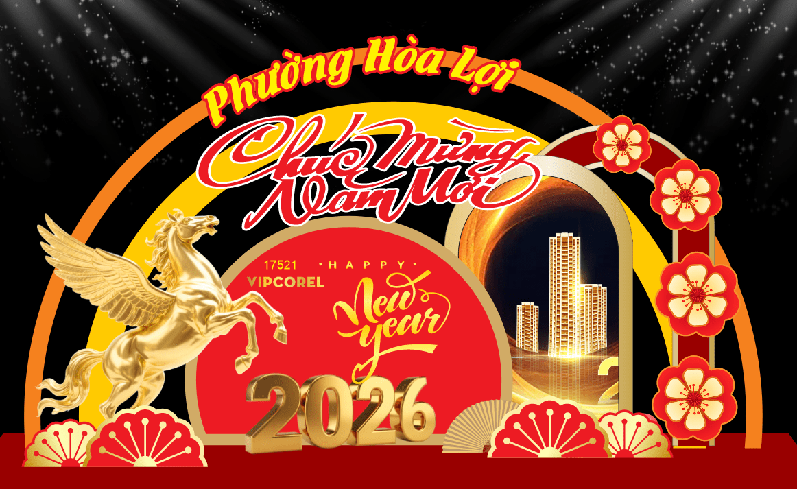 Backdrop Happy New Year 2026 file corel #262