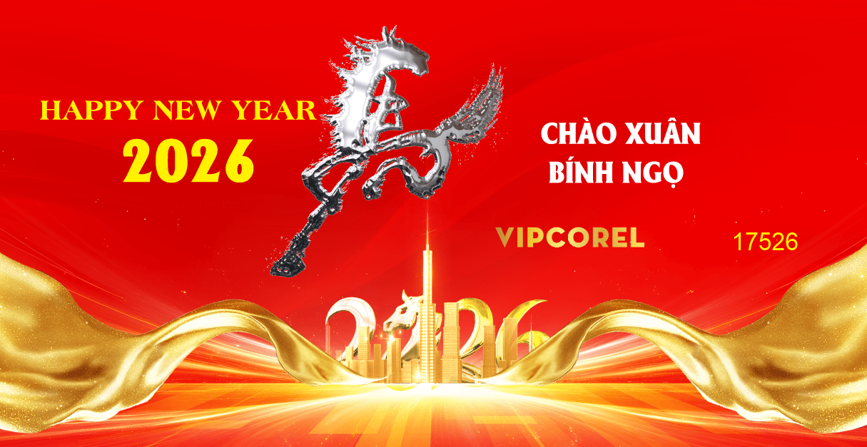 Backdrop Happy New Year 2026 file corel #267