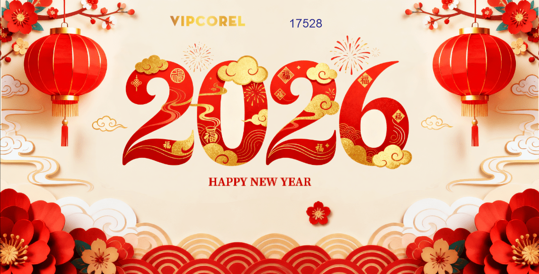 Backdrop Happy New Year 2026 file corel #269