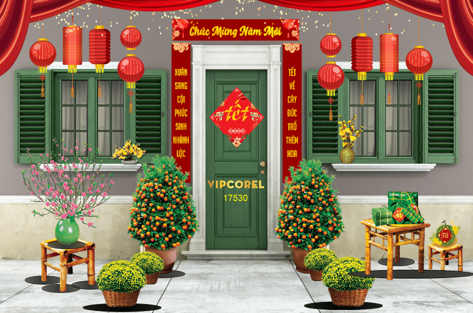 Backdrop Happy New Year 2026 file corel #271