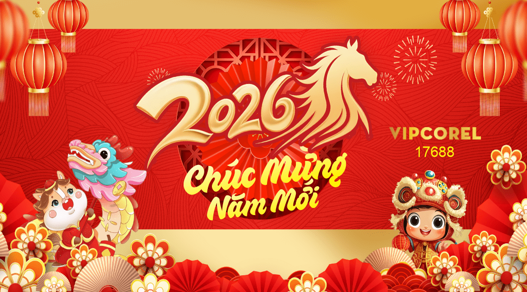 Backdrop Happy New Year 2026 file corel #314
